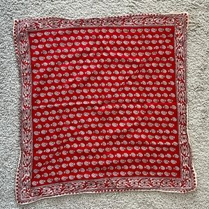 Madewell Red Pattern Banadana